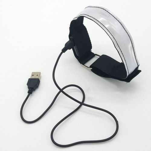 Luminous running arm belt