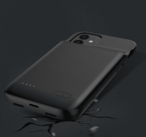 Ultra-thin TPU Soft Bag Wireless Back Clip Battery (Option: Black-4800mahTPU)