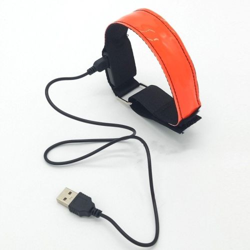 Luminous running arm belt