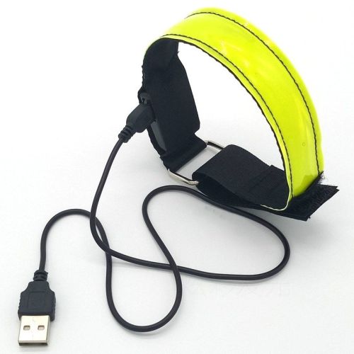 Luminous running arm belt