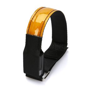 Luminous running arm belt (Option: Orange-Battery)
